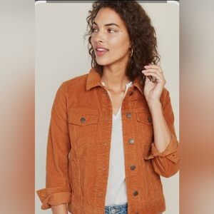 Universal Thread  Tan Jean Jacket Relaxed Fit Cropped Length